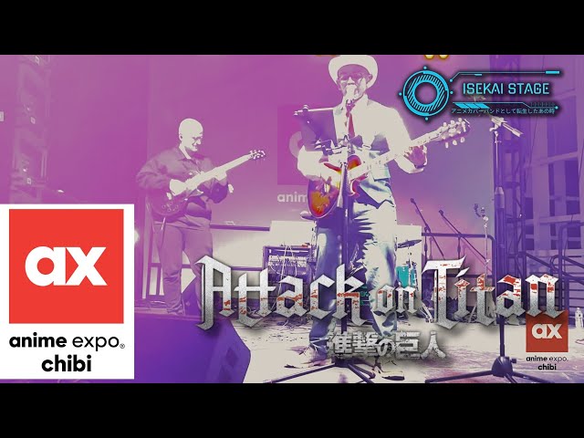 Attack on Titan Medley - 紅蓮の弓矢 Guren no Yumiya | The Rumbling Live at Anime Expo Chibi