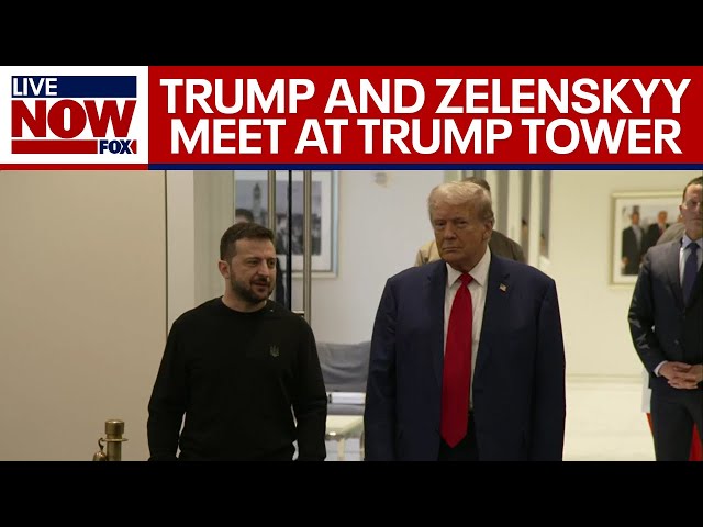 BREAKING: Trump and Zelenskyy Meet At Trump Tower on War in Ukraine, Trump Vows To END THE WAR