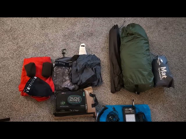 Osprey Stratos 36L Bag Loadout For 1-2 Day trip