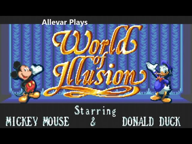 #worldofillusion #segagenesis #longplay