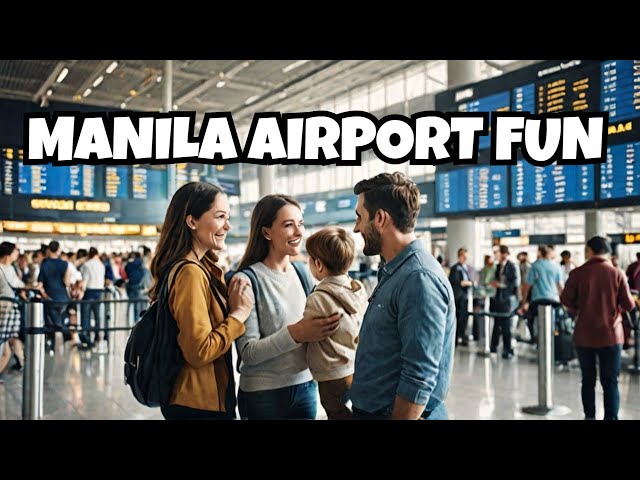 Family Friendly New Adventures! ✈️ Our Manila Airport Experience Part 16 @insta360 #ph #ita  🇵🇭❤️🇮🇹