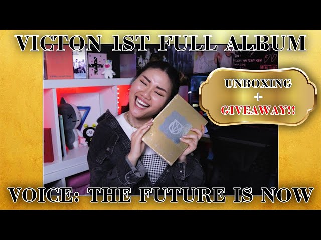 [UNBOXING WITH JAS] VICTON (VOICE: THE FUTURE IS NOW)(NOW VER.) ALBUM UNBOXING + GIVEAWAY!!