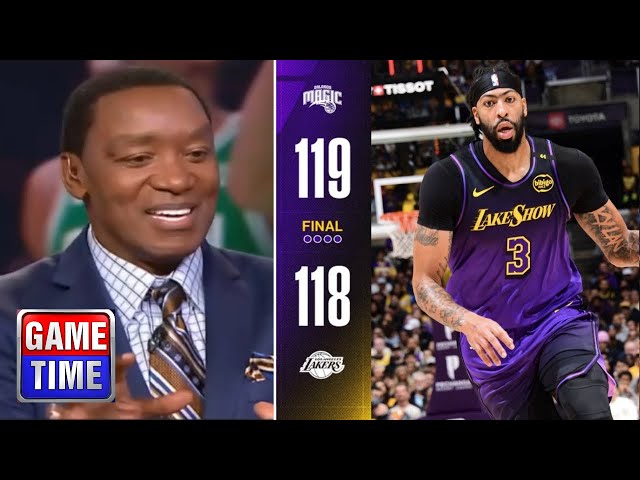 NBA Gametime | "Anthony Davis choked game!" - Isiah Thomas on Lakers fall to Magic 119-118 at home