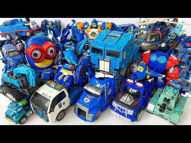 100+ Blue & Red Color Transformers Tobot Carbot Robot Toy - Optimus Prime, Dinosaur, Beasts Cartoon