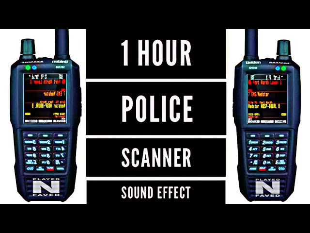 1 Hour Police Radio Chatter Sound Effect | Walkie Talkie Scanner Sounds | Royalty Free