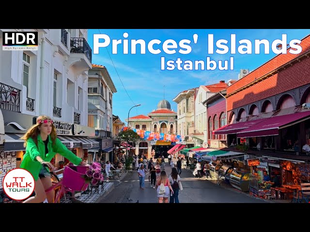 Istanbul's Island Walking Tour, Princes Islands | Büyükada | 4K HDR