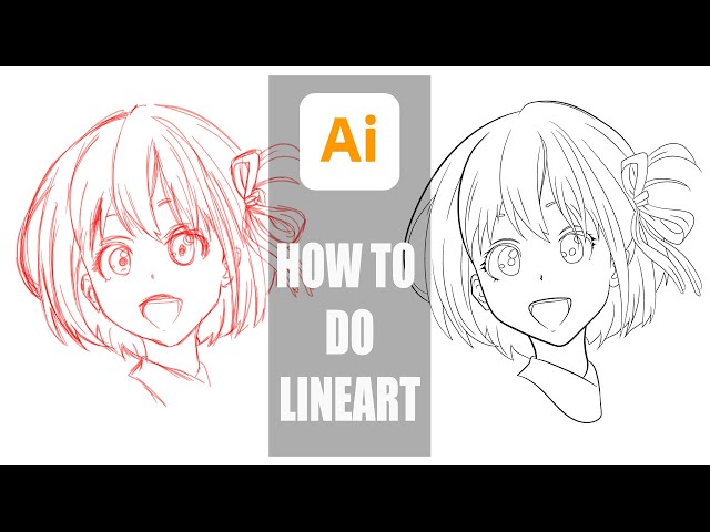 Get Good at Anime Lineart - Chisato / Adobe Illustrator