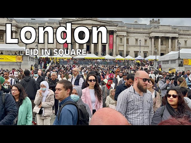 Eid In The Square 2022 | Mayor of London -Sadiq Khan Sending Selfie 🤳to Donald Trump From London,Uk