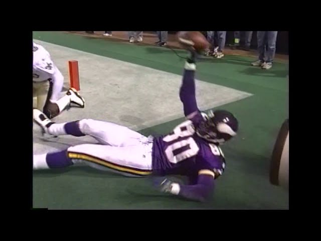 On Field View of Cris Carter TD vs. Saints (1998)