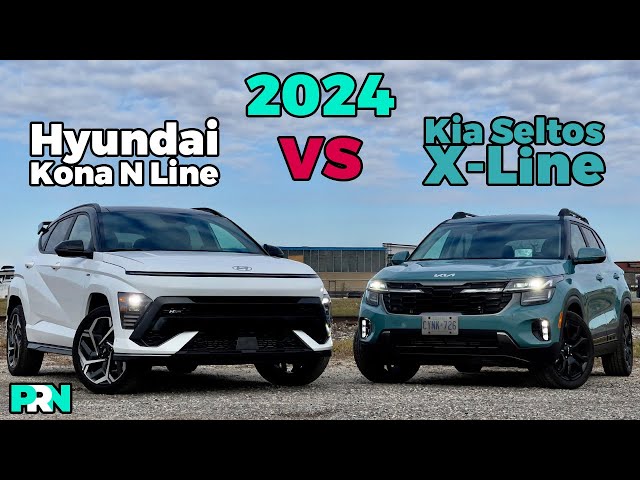 2024 Hyundai Kona N Line vs Kia Seltos X-Line | Subcompact SUV Showdown