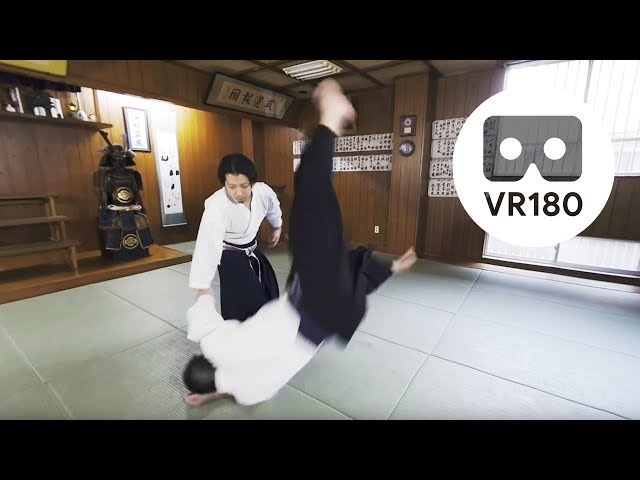 【VR180/3D】Hakkoryu Jujutsu, Japanese Martial Arts Up Close and Personal: G.T.A. Japan