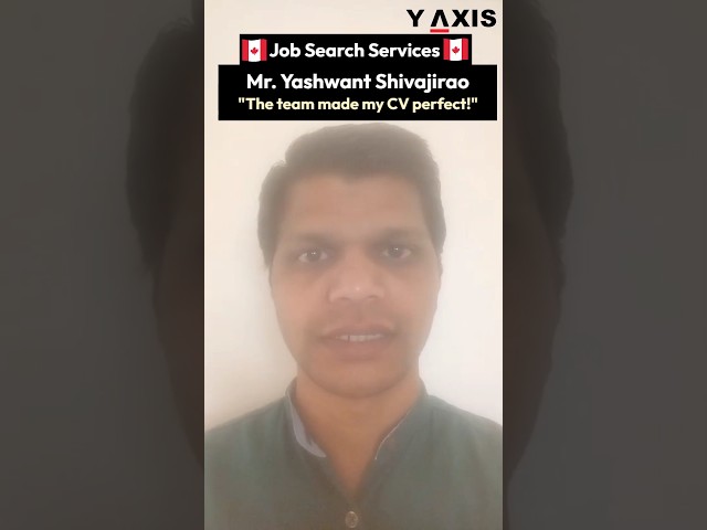 Yashwant Shivjirao’s Y-Axis Testimonial on Canada Job Assistance