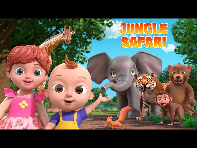 Going To the Forest (Jungle Safari) Wild Animals for Kids + More Nursery Rhymes & Songs by Beep Beep