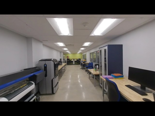 Northern Virginia Community College Fab Lab - Makerspace 3D Walkthrough