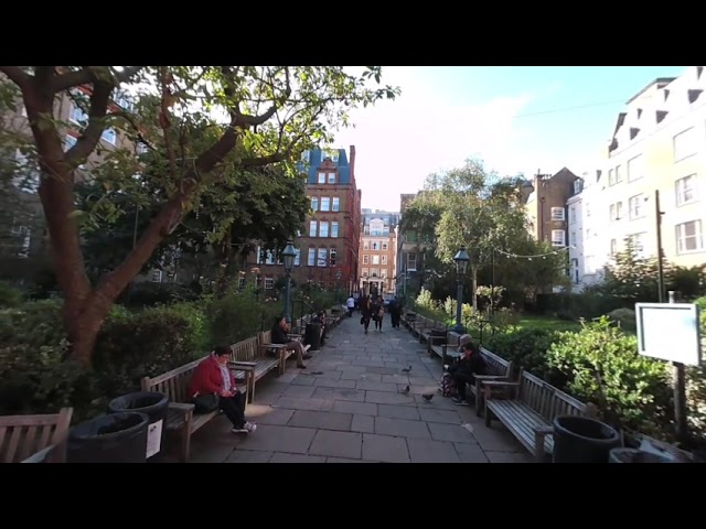 Courtyard St Paul's Church London UK Oct19 3D VR 180 VR180 Virtual Reality Travel Tourism Tour