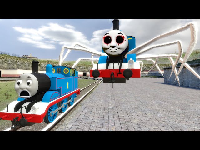 Building a Thomas Train Chased By New Cursed Thomas The Train and Friends in Garry's Mod