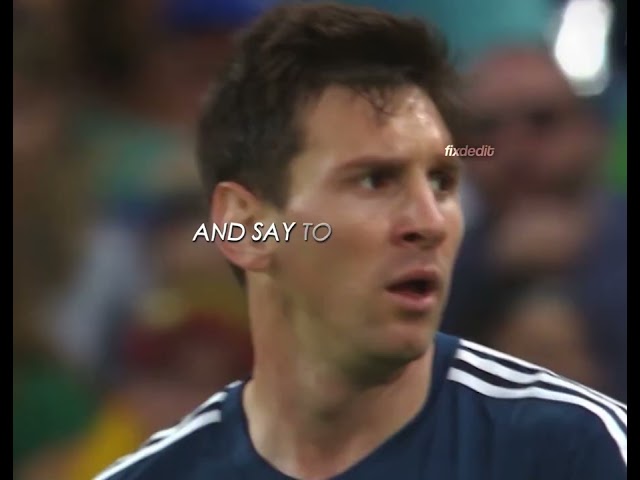 IT'S NOT OVER UNTIL I WIN - MESSI EDIT