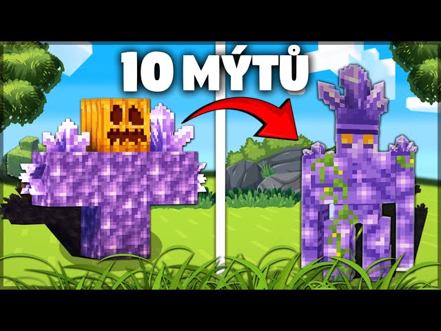 TOP 10 MÝTŮ V MINECRAFTU 💡🚨🤯 | SNÍH JE LEPŠÍ JAK VODA ? 🧊