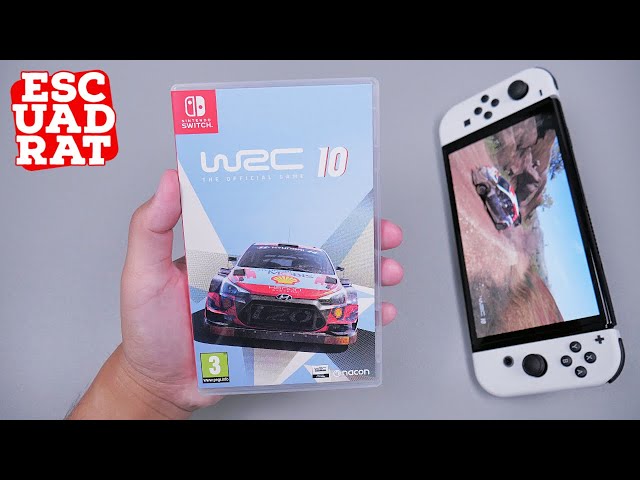 WRC 10 Switch, Unboxing and Gameplay World Rally Championship 10 Nintendo Switch OLED