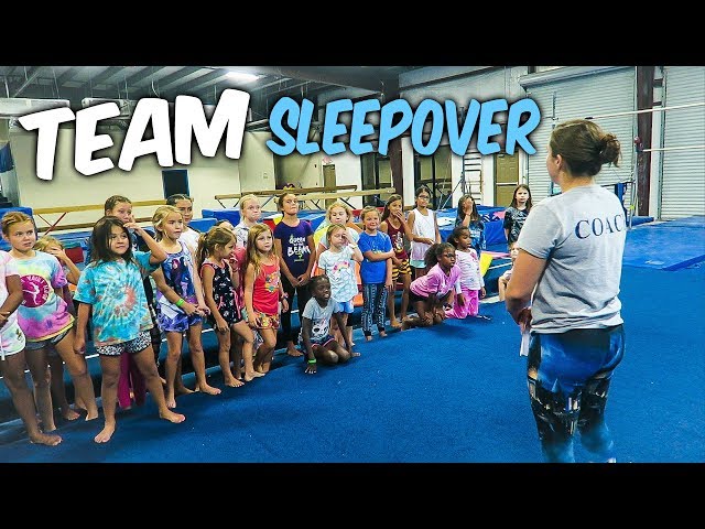 Coach Life: Gymnastics Team Sleepover| Rachel Marie