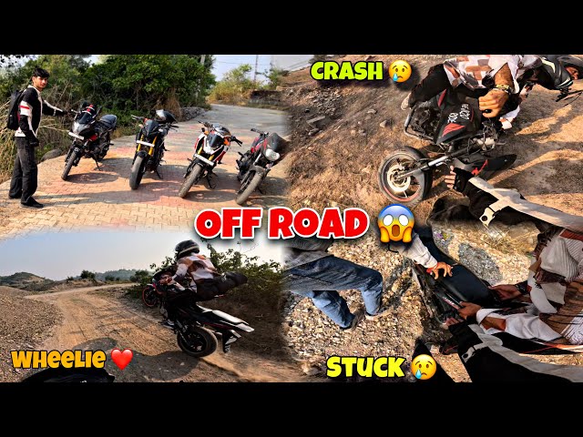 Bike stuck during Off Road // Stunts in Off road // The jk20 Rider