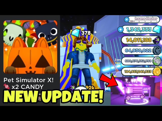 NEW UPDATE - Pet Simulator X - HALLOVEMBER (Roblox) - 360 VIDEO.