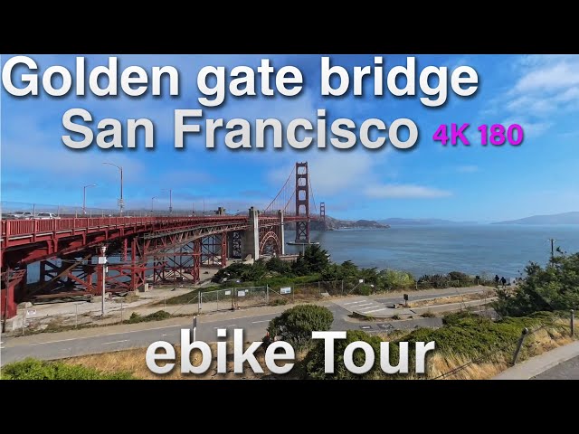 01 Golden gate bridge San Francisco ebike Tour 180 4K en&ko