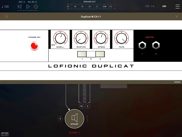 Lofionic Duplicat, Sixties Style Tape Delay, Retro Goodness for iPad