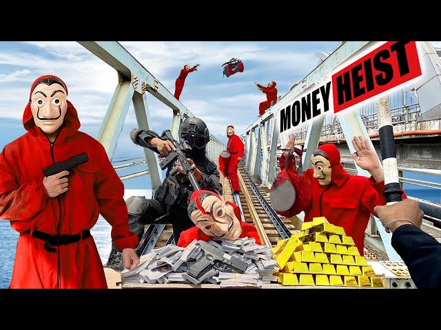 PARKOUR VS MONEY HEIST:Police raided,arrested the bad guy & their accomplices for betting | Epic POV