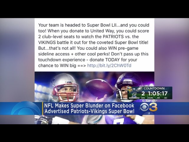 NFL Makes Super Blunder On Facebook