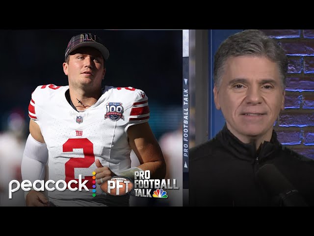 New York Giants’ Drew Lock addresses Tommy DeVito leapfrogging him | Pro Football Talk | NFL on NBC