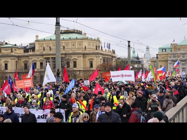 Czech Republic sees 'biggest protest in its history' over austerity measures