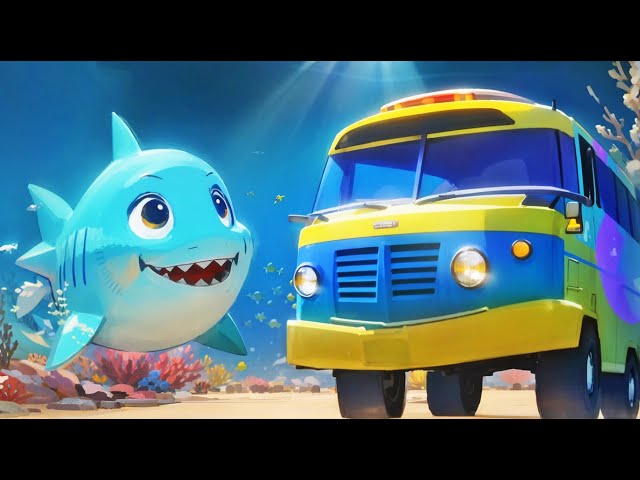 Baby shark  Dinosaur024_05 Wheels on the Bus - Baby songs - Nursery Rhymes & Kids Songs