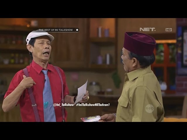 The Best of Ini Talkshow - Malih Nggak Jadi Kangen Ketemu Haji Bolot