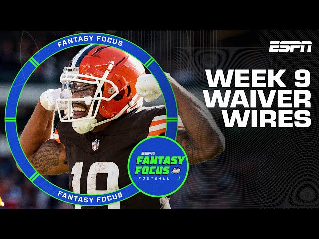 Week 9 Waivers + Injury Updates 🤕 | Fantasy Focus