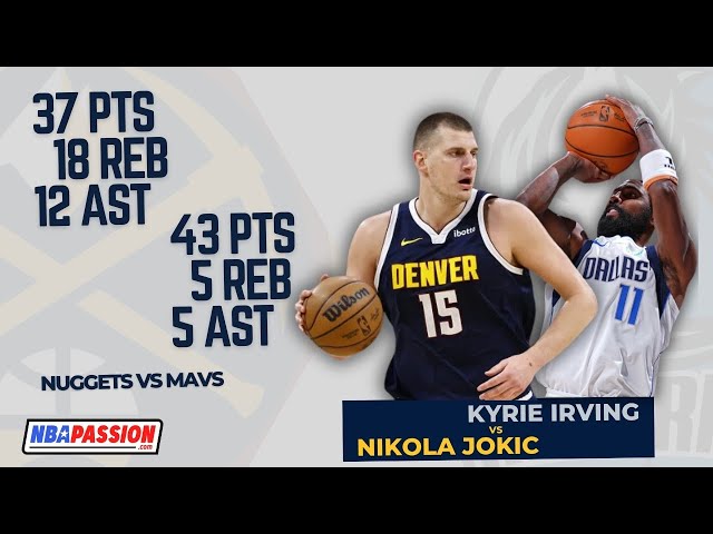 Kyrie IRVING vs Nikola JOKIC highlights in Mavs-Nuggets