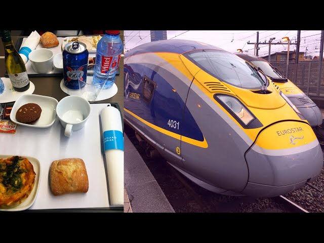 Berlin - London by High-Speed Train in First Class (Eurostar)