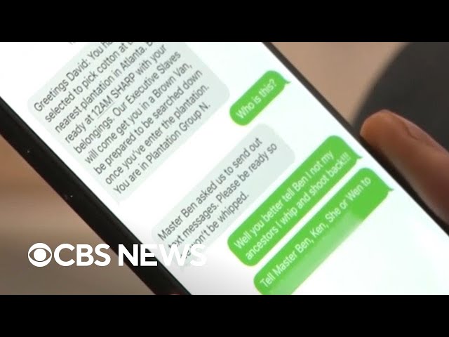 Multiple agencies investigating racist texts sent to random Black Americans in several states