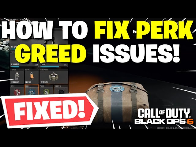 Black Ops 6 - How To Fix Perk Greed Not Working In BO6! Easy Simple Fix For Disappearing Perks!