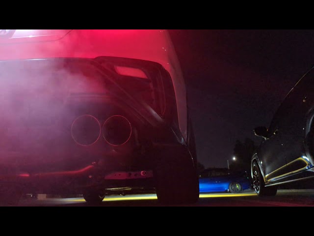 three WRX VB exhausts.