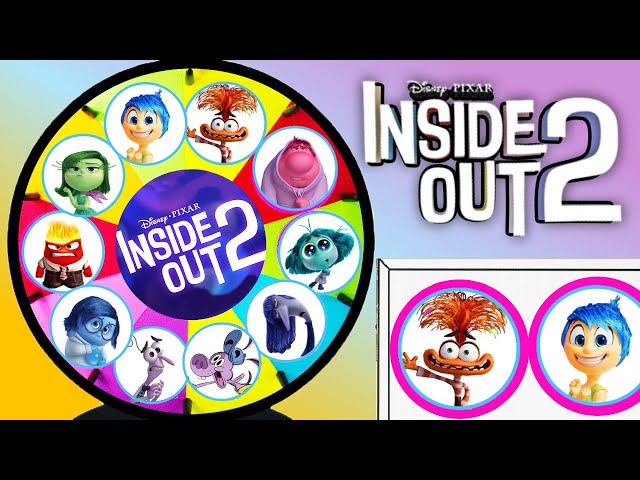 Disney's INSIDE OUT 2 Spinning Wheel Game with Special Guests Mini Cake and Cupcake Jr!