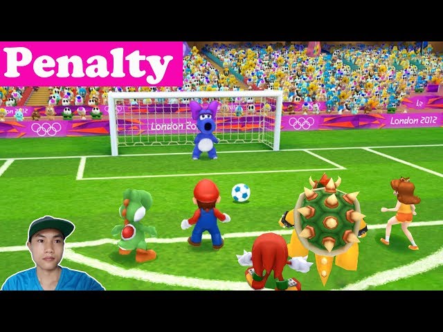 Mario & Sonic At The London 2012 Olympic Games Football #163 Mario, Yoshi, Silver, Shadow