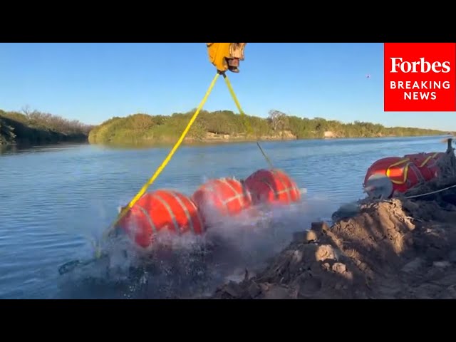 Texas Governor Greg Abbott Installs More Floating Obstacles In Rio Grande