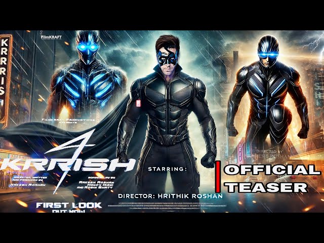 KRRISH 4  |TEASER | Hrithik Roshan, | Rakesh raushan,| Siddharth Anand |