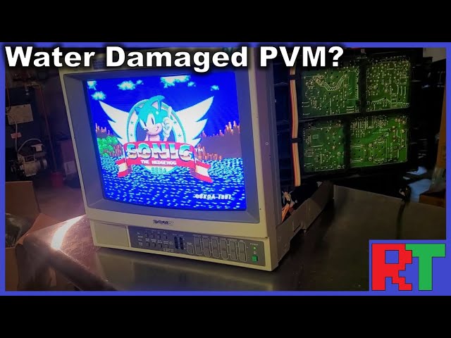 I bought a $100 Sony PVM CRT on eBay with Water Damage?! Can I fix it?