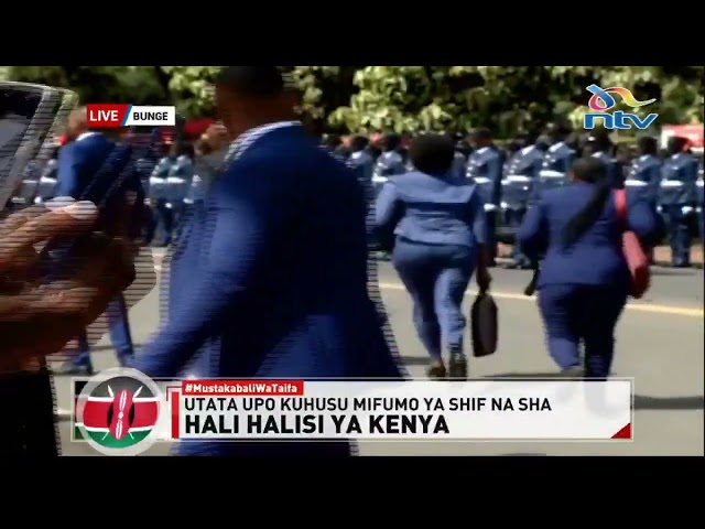 President Ruto arrives at Parliament Buildings for his State of the Nation Address