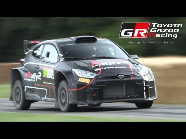 Toyota GR Yaris Rally2 Concept | Jari-Matti Latvala at Goodwood FOS 2023