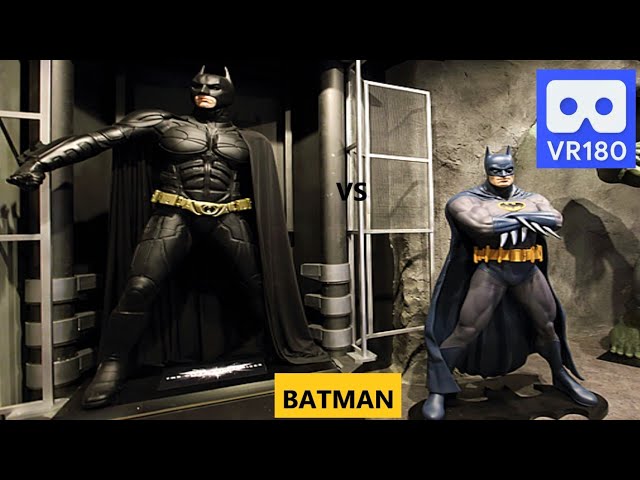 3D 180VR 4K A Live-action film Batman vs Animation film Batman