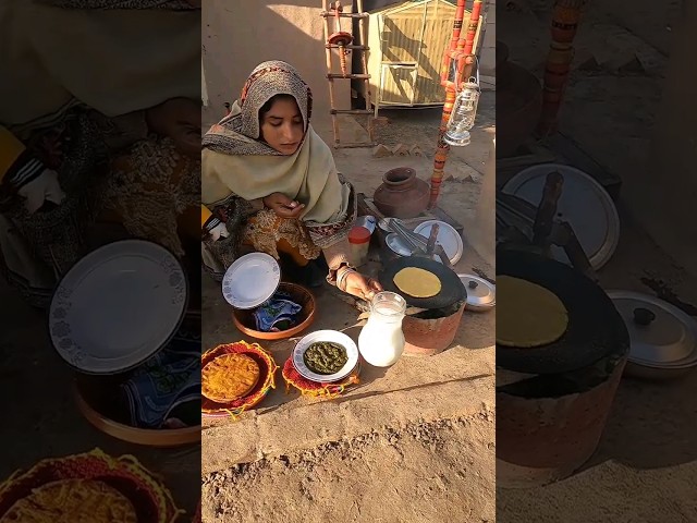 Beautiful Village Life Punjab Pakistan | Woman Cooking Village Food | Woman Morning Routine | Butter