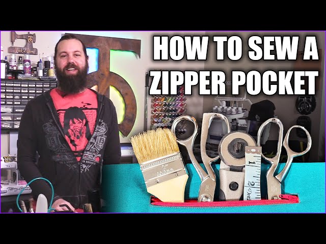 How to Sew a Zipper Pocket - Tock Custom Sewing Tutorial